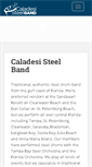 Mobile Screenshot of caladesisteelband.com